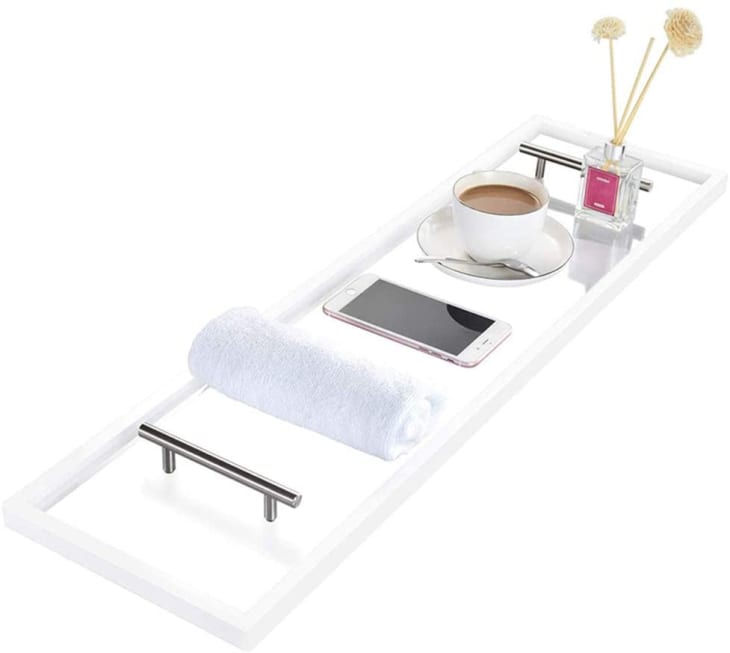 The Best Stylish Bathtub Trays That Are Actually Affordable Bathroom